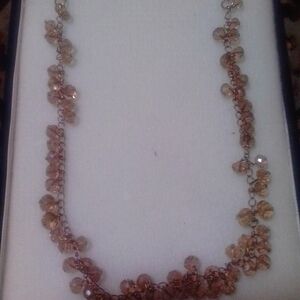 Brown Crystal necklace